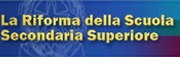 immagine logo per la riforma della scuola secondaria superiore